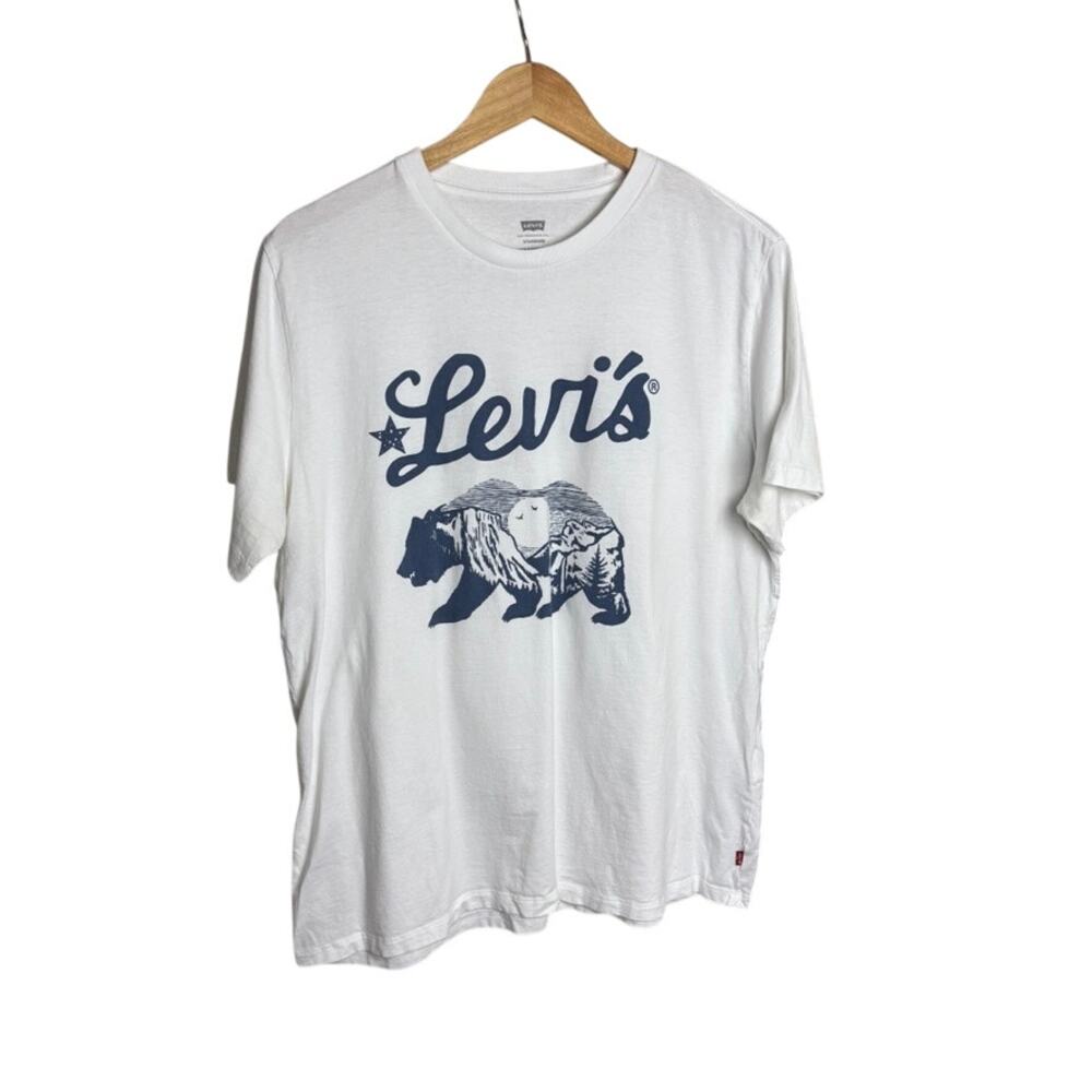 Levi's Americana Scenic Bear Graphic Tee Men's XL 100% Cotton